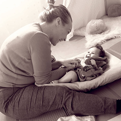 Photo d'une maman et de son bébé